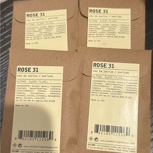 LAST BUNDLE of Le Labo 4 samples Rose 31